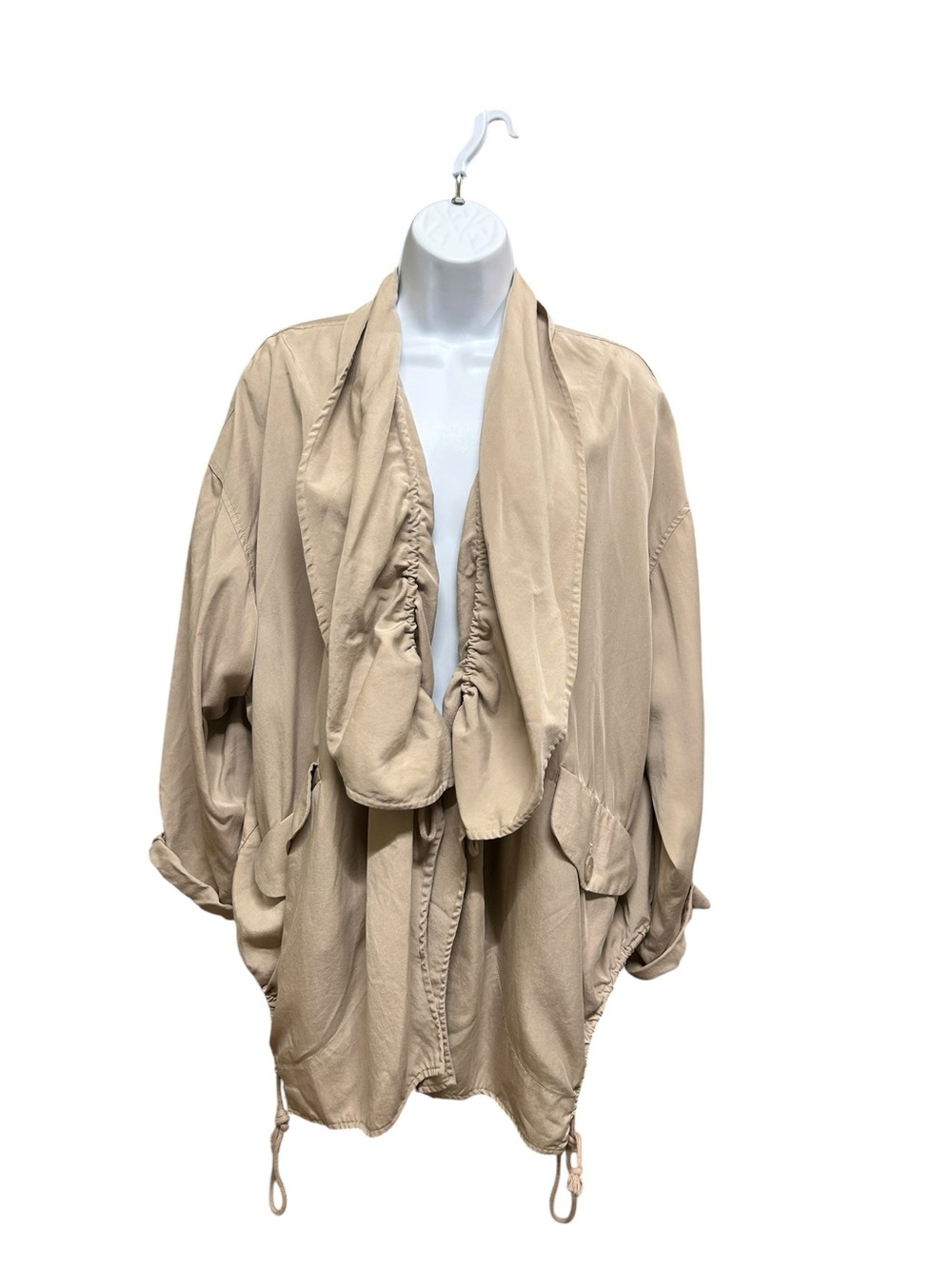 Maison Cingcent Tencel Drape Jacket Beige Size M